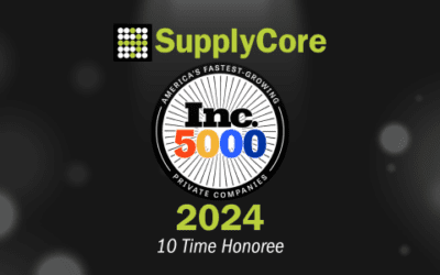 For the Tenth Time, SupplyCore Makes the Inc. 5000 List of Fastest-Growing Companies in America